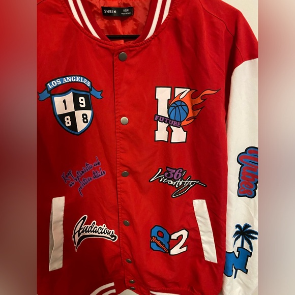 Light Cool Varsity Red Jacket - Picture 3 of 4